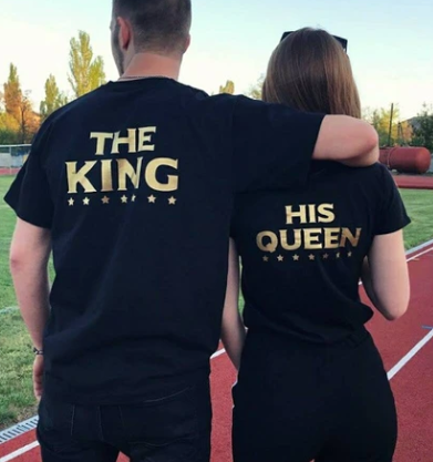 The King & His Queen - T-shirts