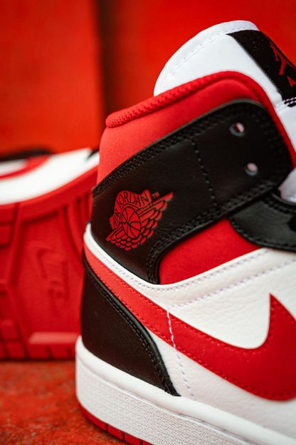 Air Jordan 1 Mid "Metallic Red" sneakers