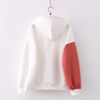 Tassel Hooded Plush And Thick Pullover Sweater