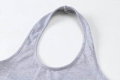 Grey V-neck Sweater Women's Design Sense Is Niche