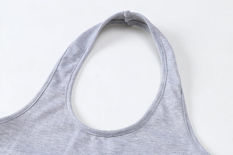 Grey V-neck Sweater Women's Design Sense Is Niche